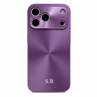 Purple Flashy Alu iPhone Case