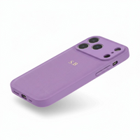 Purple Leather iPhone Case