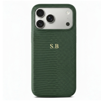 Green Leather Snake iPhone Case