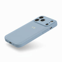 Blue Leather iPhone Case
