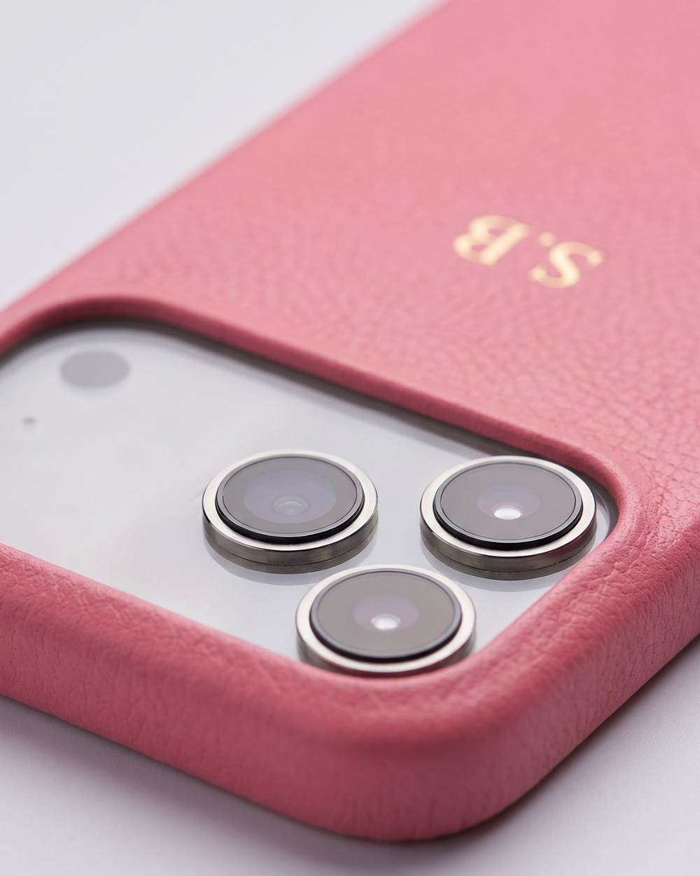 Red Leather iPhone Case
