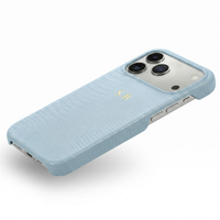 Blue Leather Snake iPhone Case