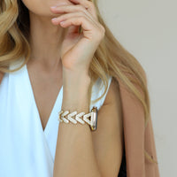 Aria Crystal Metal Band - Snap Bands