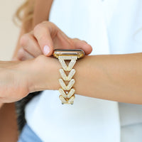 Aria Crystal Metal Band - Snap Bands