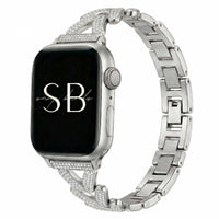 Aria Crystal Metal Band - Snap Bands