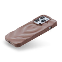 Beige 3D Heart Design iPhone Case - #Snap Bands#