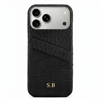 Black Crocodile iPhone Case - Snap Bands