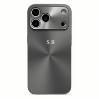Black Flashy Alu iPhone Case - Snap Bands