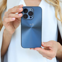 Black Flashy Alu iPhone Case - Snap Bands