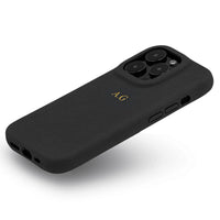 Black Leather iPhone Case - #Snap Bands#