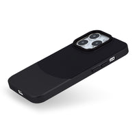 Black Two - Tone Monogrammed Leather iPhone Case - #Snap Bands#