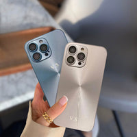 Blue Flashy Alu iPhone Case - #Snap Bands#