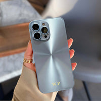 Blue Flashy Alu iPhone Case - #Snap Bands#