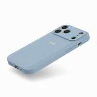 Blue Leather iPhone Case - Snap Bands