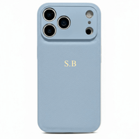 Blue Leather iPhone Case - Snap Bands