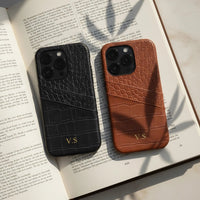 Brown Crocodile iPhone Case - Snap Bands