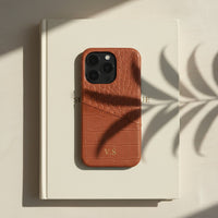 Brown Crocodile iPhone Case - Snap Bands