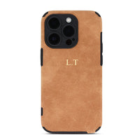 Brown Suede iPhone Case - #Snap Bands#