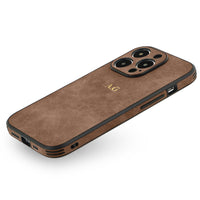 Brown Suede iPhone Case - #Snap Bands#