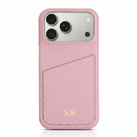 Card Holder Leather iPhone Case - Snap Bands