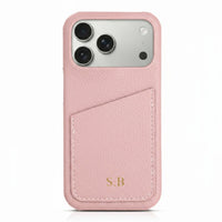 Card Holder Leather iPhone Case - Snap Bands