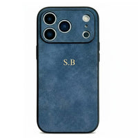 Blue Suede iPhone Case