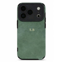 Green Suede iPhone Case