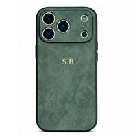 Green Suede iPhone Case