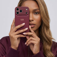 Wine Personalized Leather iPhone Case