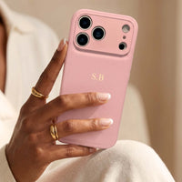 Pink Leather iPhone Case