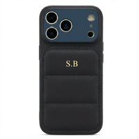 Black Personalized iPhone Leather Case