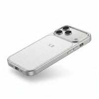 White Personalized iPhone Case With Leather