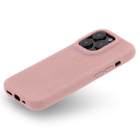 Coral pink Leather iPhone Case - #Snap Bands#