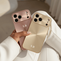 Gold Flashy Alu iPhone Case - Snap Bands