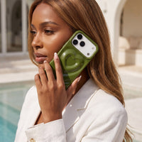 Green 3D Heart Design iPhone Case - #Snap Bands#