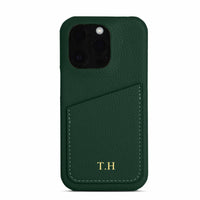 Green Card Holder Leather iPhone Case - #Snap Bands#