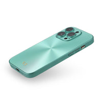 Green Flashy Alu iPhone Case - #Snap Bands#