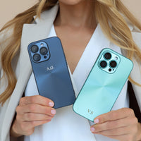 Green Flashy Alu iPhone Case - Snap Bands