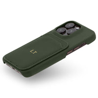 Green iPhone Case with Card Holder - #Snap Bands#