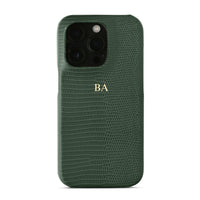 Green Leather Croc iPhone Case - #Snap Bands#