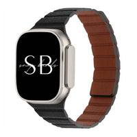 Grippo Magnetic Leather Link Band - #Snap Bands#