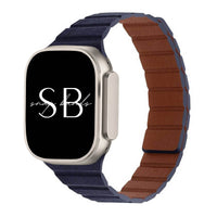 Grippo Magnetic Leather Link Band - #Snap Bands#