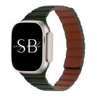 Grippo Magnetic Leather Link Band - #Snap Bands#