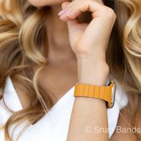 Grippo Magnetic Leather Link Band - #Snap Bands#