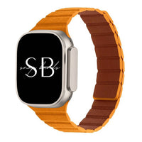 Grippo Magnetic Leather Link Band - #Snap Bands#