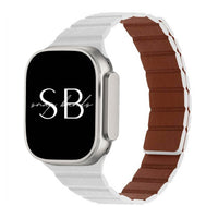 Grippo Magnetic Leather Link Band - #Snap Bands#