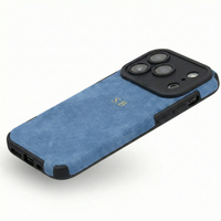 Blue Suede iPhone Case