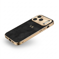 Luxury Lambskin Leather Custom iPhone Case