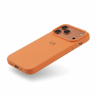 Orange Personalized Liquid Silicone iPhone Case