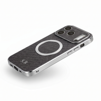 Black Personalized Magnetic Leather iPhone Case